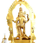 Pure Brass Superfine Handcrafted Goddess Kali Statue - 22" Golden Hues | Invoke Fierce Compassion | Bhadra Kali Divine Presence | Antique Gold Tone